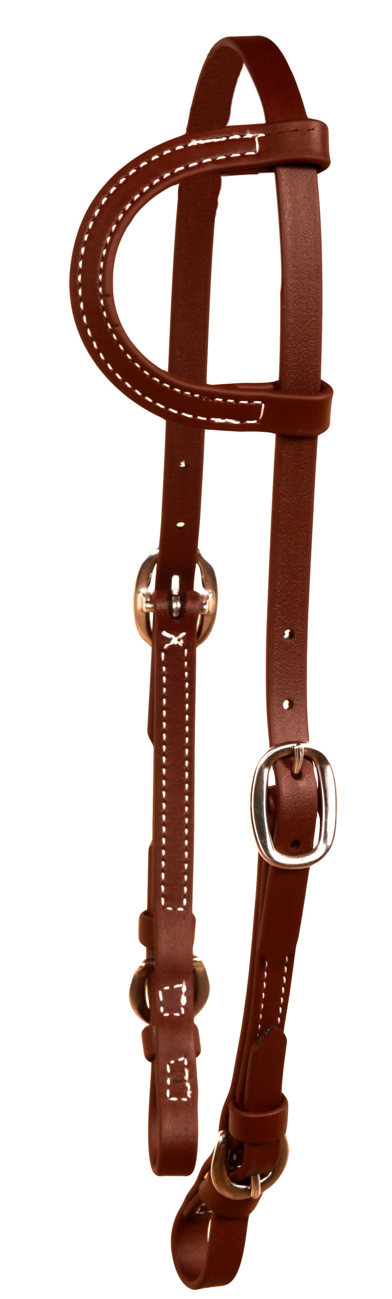 Berlin Custom Leather Beta One Buckle Cheek Headstall BE152