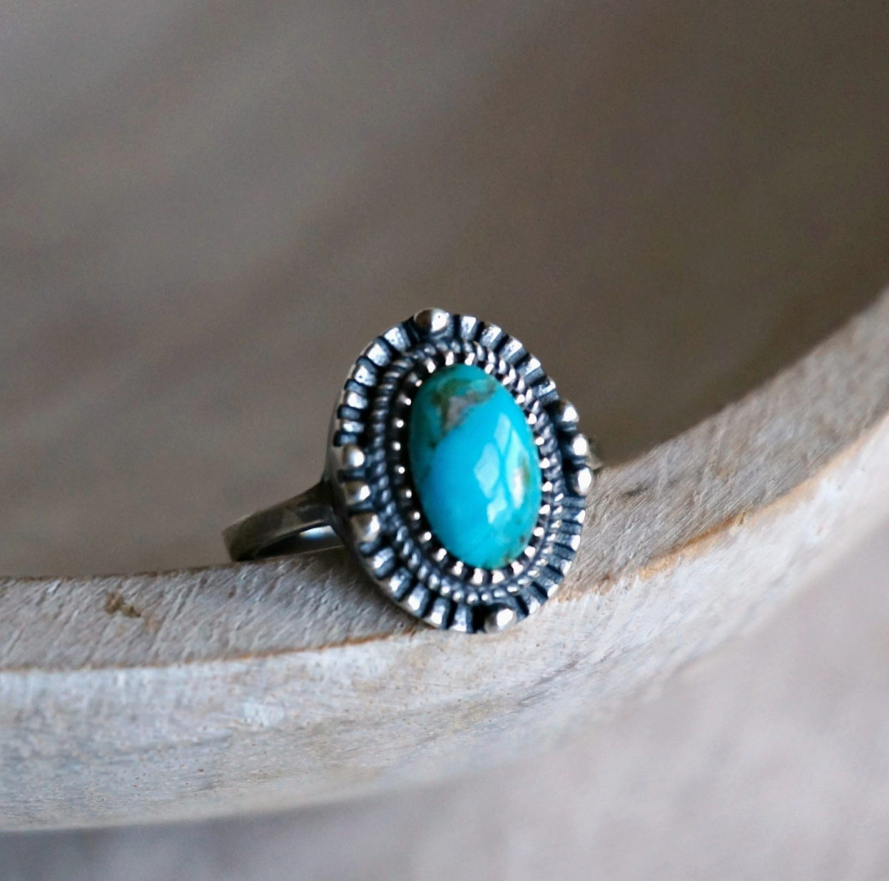 Sowell Jewelry Riley Turquoise Ring RS3325TQ