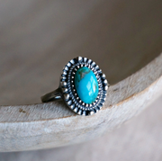 Sowell Jewelry Riley Turquoise Ring RS3325TQ
