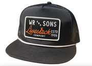 Whiskey Bent WR and Sons Cap WRSONSBK